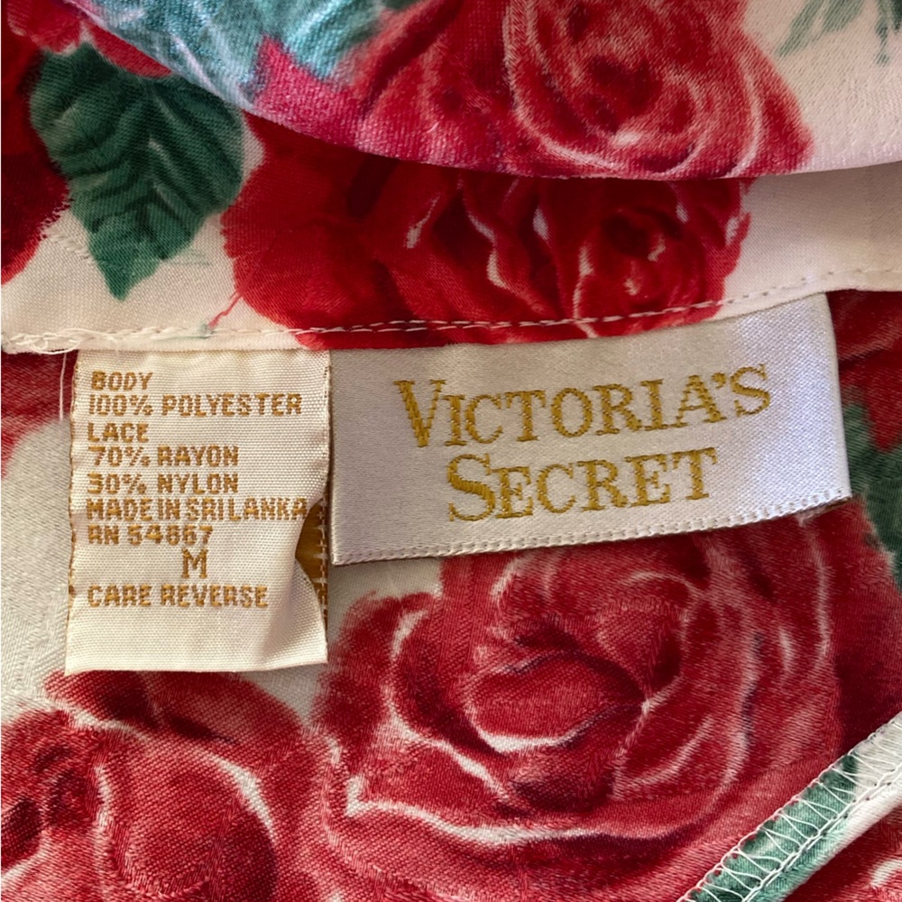 Vintage Victoria’s Secret Floral Corset Back Slip Dress - Picture 8 of 8